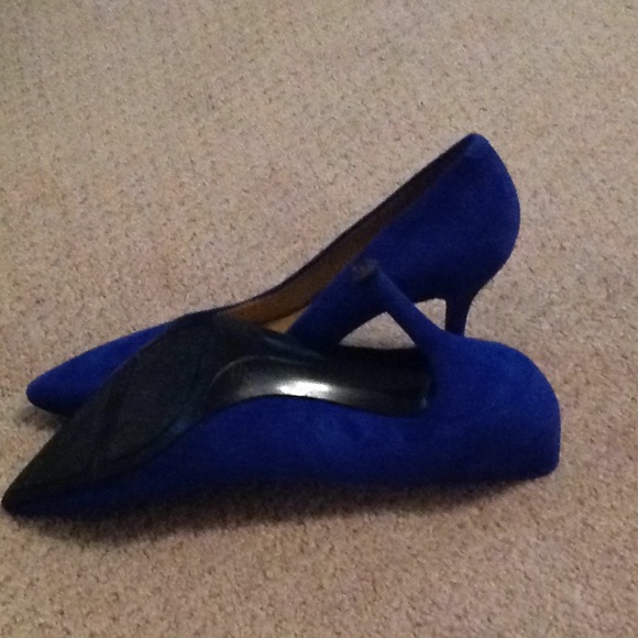 Blue Nine West heels - Picture 3 of 4